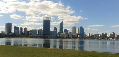 Picture of the skyscrapers in perth