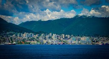 Pacific ocean in Vancouver