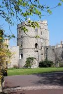 ancient building of the Windsor Castle, United Kingdom