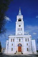 white orthodox cathedral in Russia