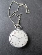 pocket watch on a chain