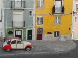 Retro citroen 2cv car