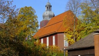 old church building, germany, resin