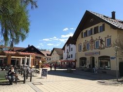 pedestrian area in the city center
