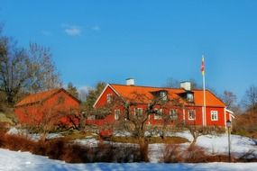 beautiful sweden farm