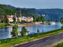 landscape of Bad Schandau, Germany