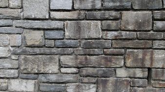 grey stone wall texture, background