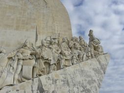 Tower of Belen, Monument of the Discoverers, detail, portugal, Lisbon