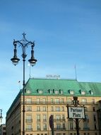 building with green roof in Berlin