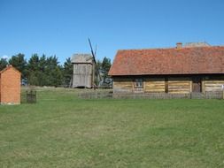 old house and mill