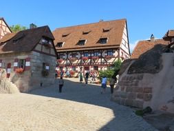 medieval imperial castle, germany, nuremberg