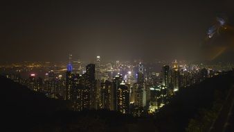 Hong Kong night view