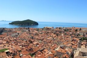 Dubrovnik city in croatia