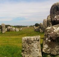 carnac stones in brittany