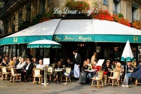 les deux magots in Paris