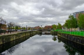 river among the city