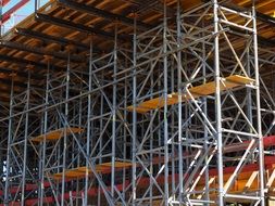 Scaffolding close-up