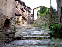 medieval architecture on a rural street