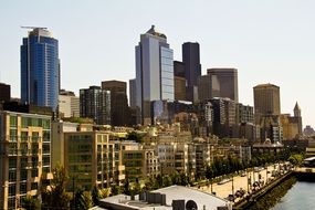 panoramic view of Seattle, United States