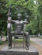 Monument of Vysotsky in Voronezh