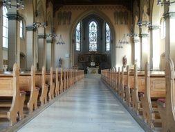 Inside of church in Bruehl