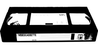 video cassette tape drawing