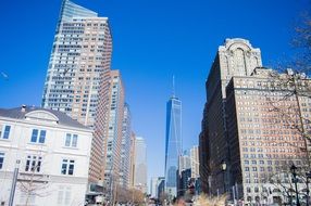 World Trade Center - a complex of seven buildings in America