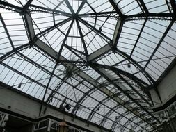 ceiling glass roof structures