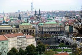 Landscape of architecture in Prague