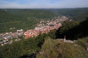 bad urach valley hanner rocks viewpoint