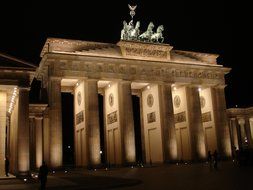 Brandenburg gate in Berlin, Germany