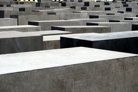 the Holocaust memorial in Berlin