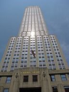 huge Empire State building in New York