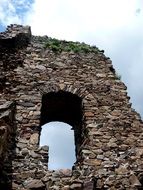 stone ruins of a castle lichnice