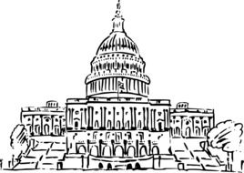 capitol building sketch drawing