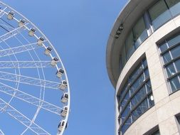 white ferris wheel