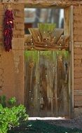 spanish wooden door