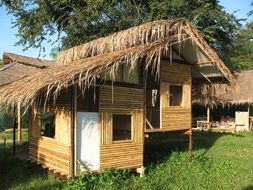 Asian bamboo hut in Thailand