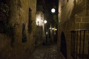 narrow street in the old city of israel
