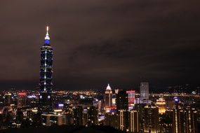 night view taipei