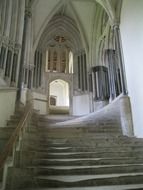 staircase in the chapel