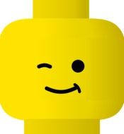 Head of the yellow lego guy