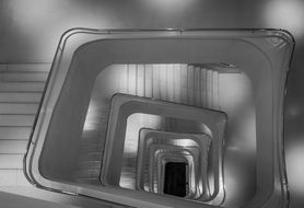 ladder art museum in madrid