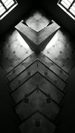 black and white staircase