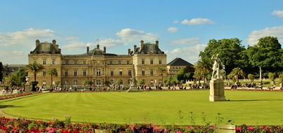 Luxembourg Gardens - palace and park ensemble in the heart of Paris