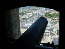 View of the Salzburg city