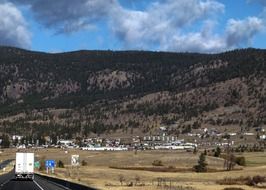 scenic view of nicola valley at fall, canada, british columbia, merritt