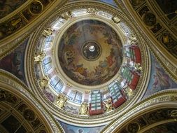 interior of Isaac cathedral in Saint Petersburg