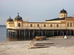 building on pier water view