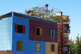 colorful building in Buenos Aires